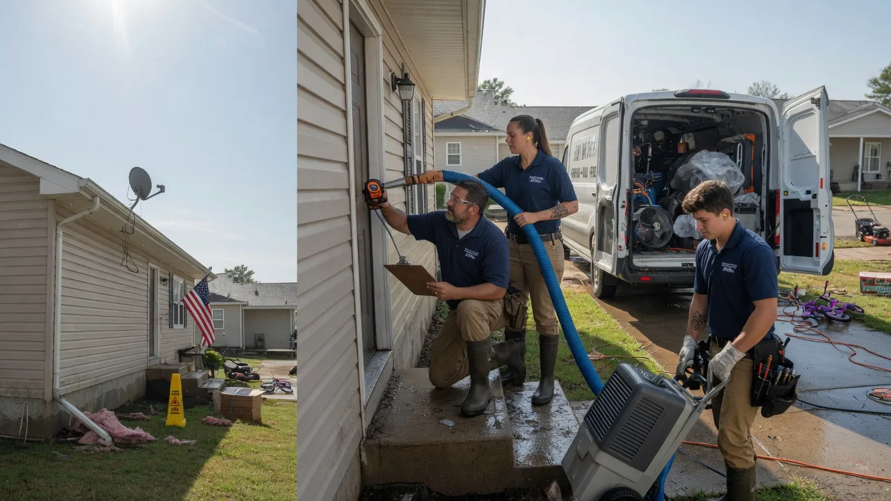 Ceiling Water Damage Restoration in Luzerne, IA near me
